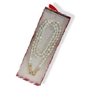 A New Day faux Pearl beaded and gold Long Crossbody Strap for phone or bag
